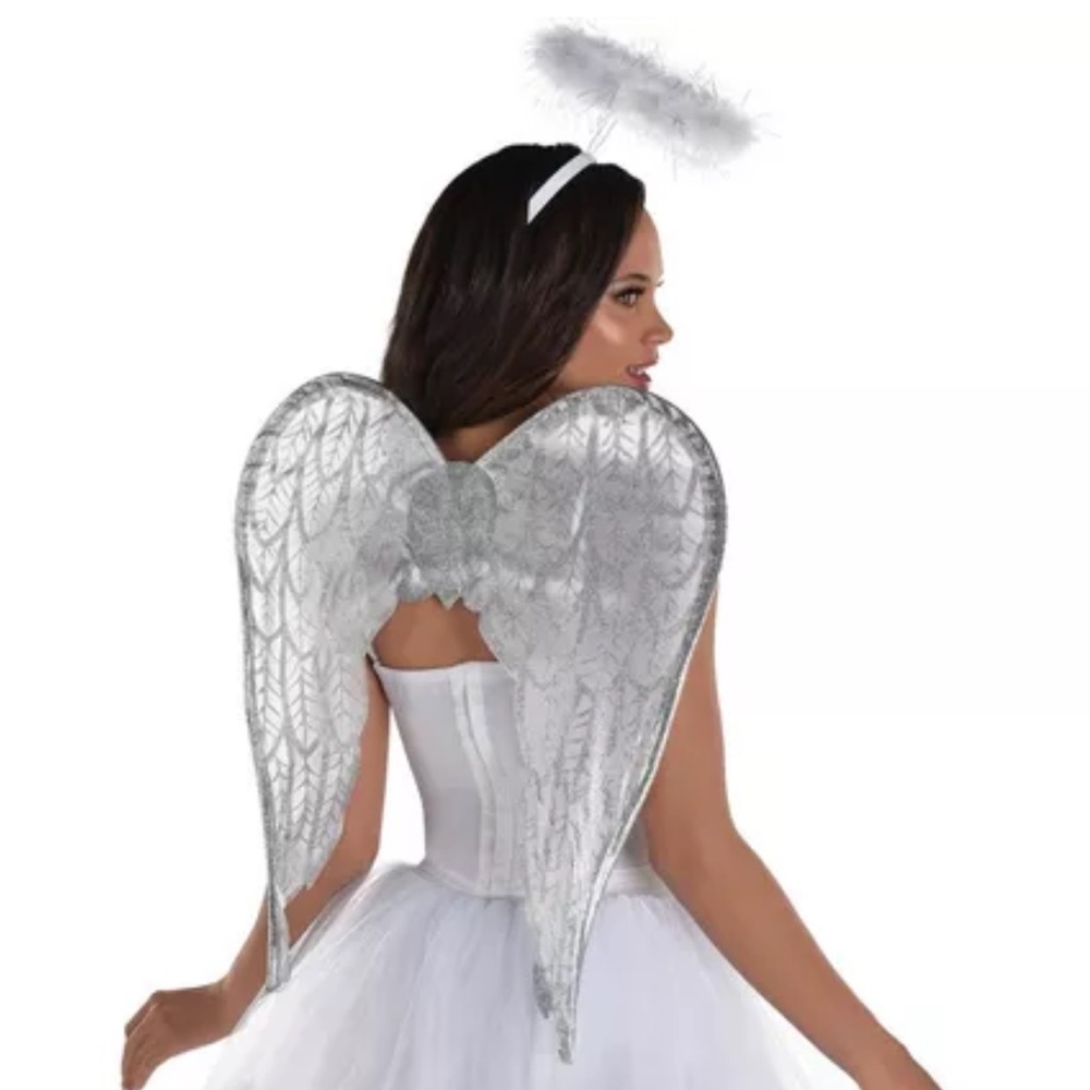 Bundle angel costume / Halo+wings+tutu child S/M